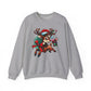 Holiday Reindeer Christmas Crewneck Sweatshirt