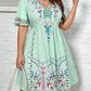 Harper - Plus Size Boho Style Midi Dress - Samberule