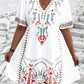 Harper - Plus Size Boho Style Midi Dress - Samberule