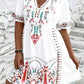 Harper - Plus Size Boho Style Midi Dress - Samberule
