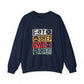 Eat Sleep Gym Repeat Gym Crewneck Sweatshirt