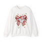 Santa Valentine’s Christmas Crewneck Sweatshirt