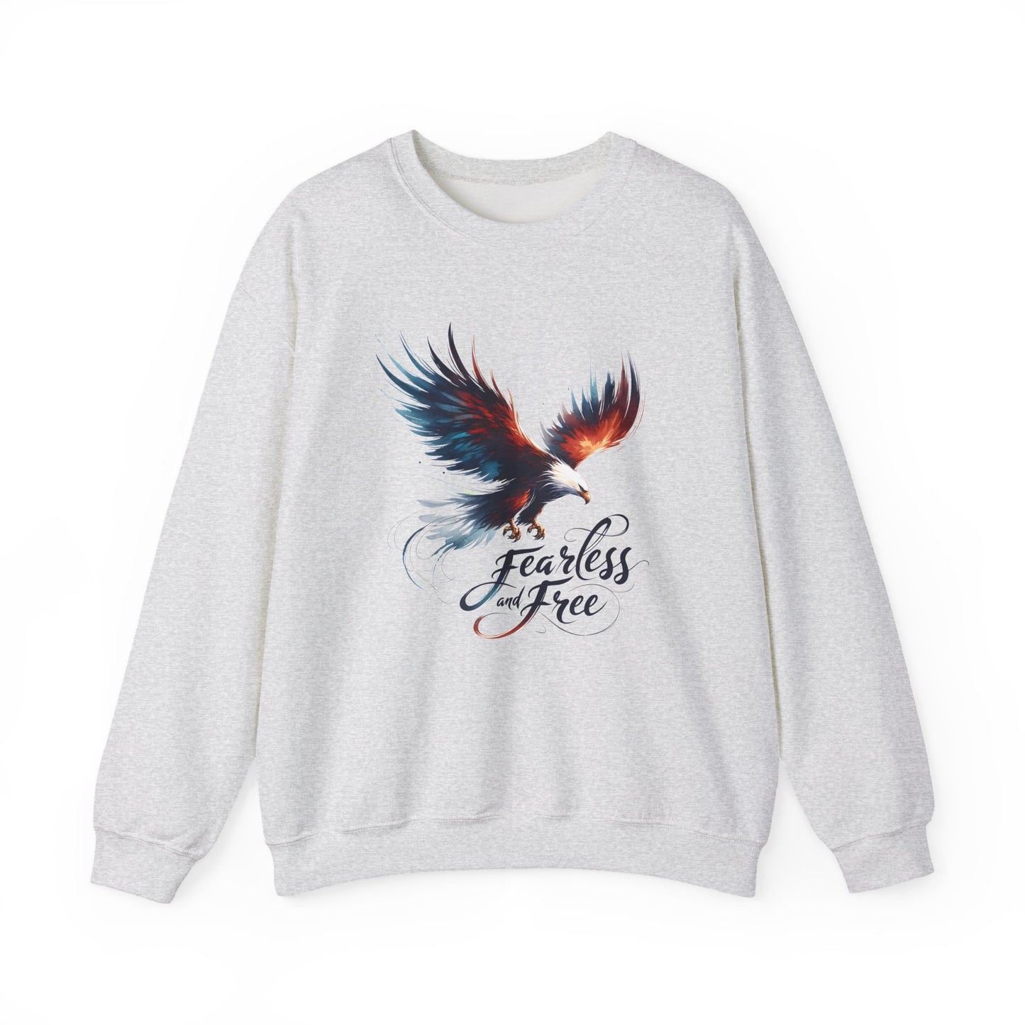 Fearless and Free Motivational Crewneck Sweatshirt