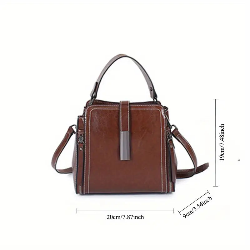 Cathy - Leather Crossbody Bag - Samberule