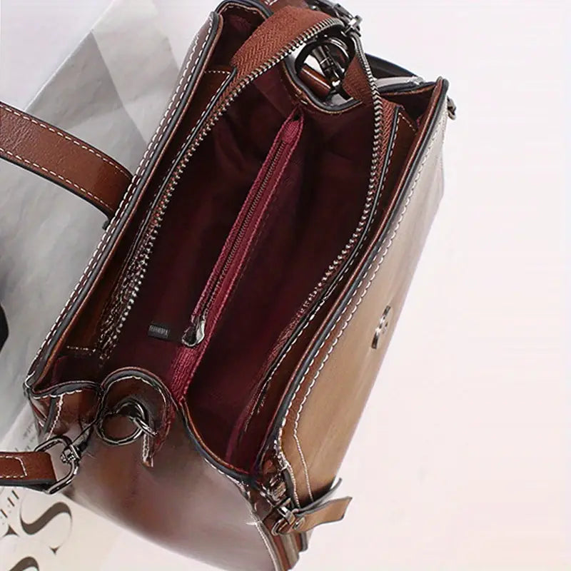 Cathy - Leather Crossbody Bag - Samberule