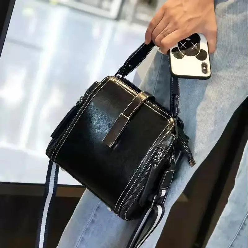 Cathy - Leather Crossbody Bag - Samberule