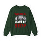 The Real Workout Starts When You Want To Stop Gym Crewneck Sweatshirt