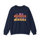 Be A Warrior Not A Worrier Motivational Crewneck Sweatshirt
