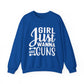 Girl Just Wanna Have Guns Gym Crewneck Sweatshirt
