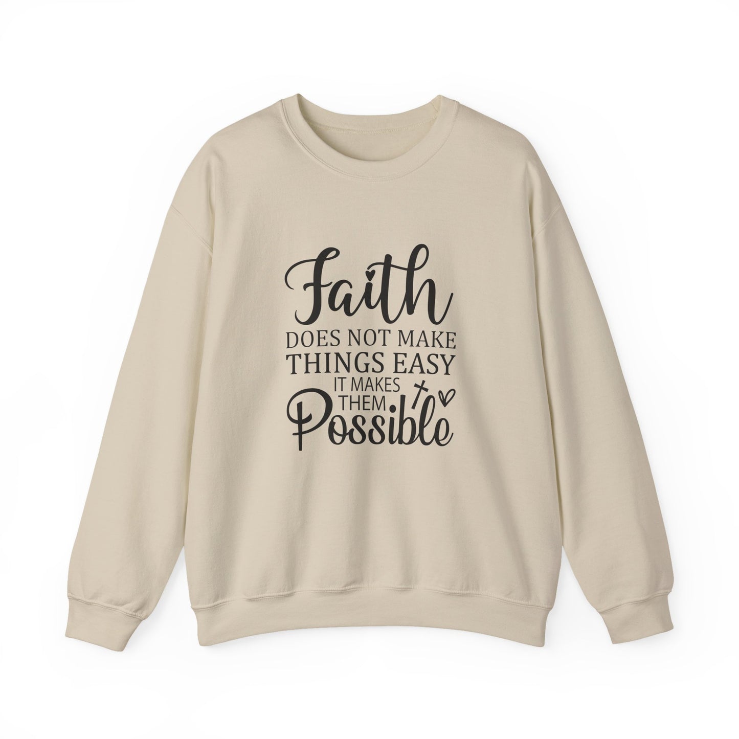 Inspirational Faith Crewneck Sweatshirt