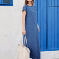 Stella - Casual Batwing Tunic Dress - Samberule