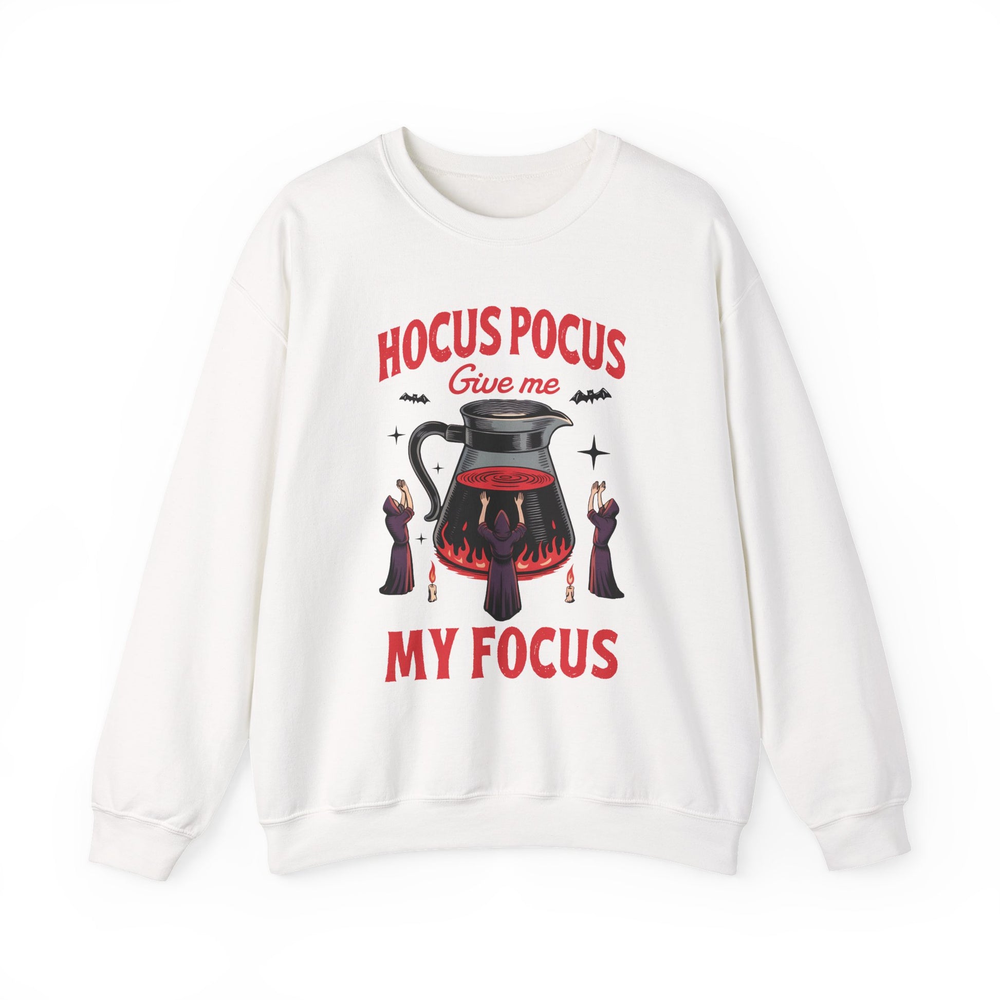 Hocus Pocus Give Me My Focus Halloween Crewneck Sweatshirt - Samberule