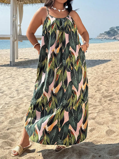 Paisley - Plus Size Boho Summer Maxi Dress - Samberule