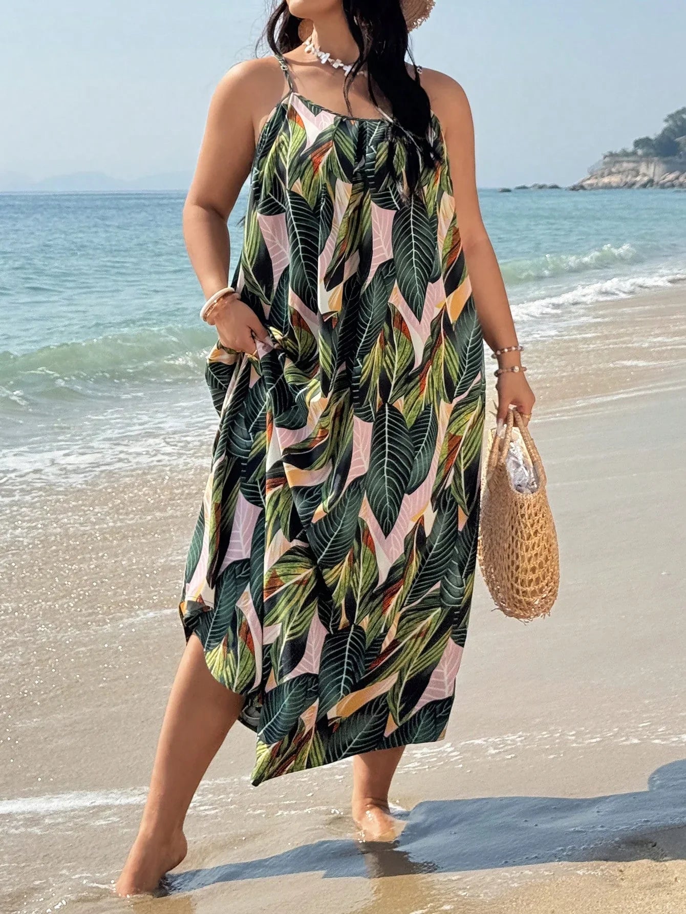 Paisley - Plus Size Boho Summer Maxi Dress - Samberule