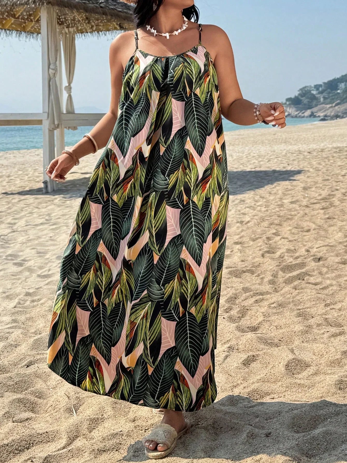 Paisley - Plus Size Boho Summer Maxi Dress - Samberule