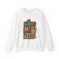 Simply Blessed Cross Faith Crewneck Sweatshirt