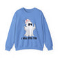 Playful Ghost Nurse Halloween Crewneck Sweatshirt - Samberule