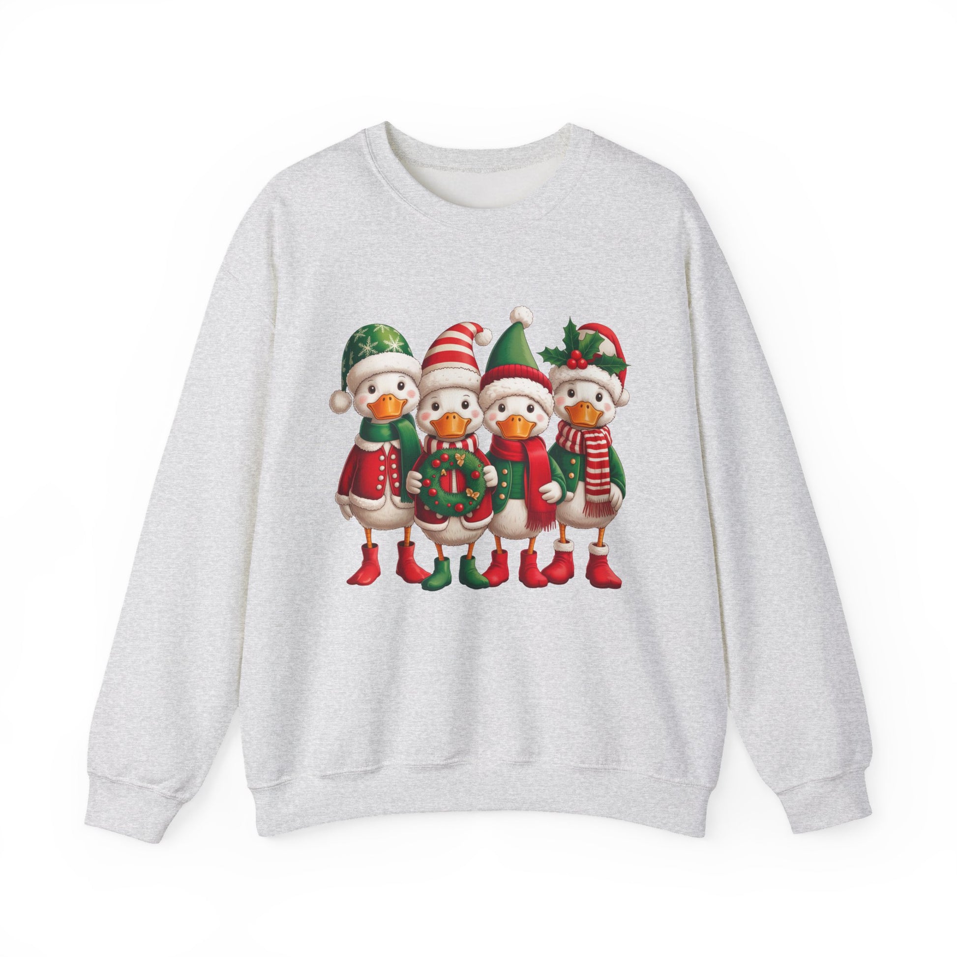 Duck Character Christmas Crewneck Sweatshirt - Samberule