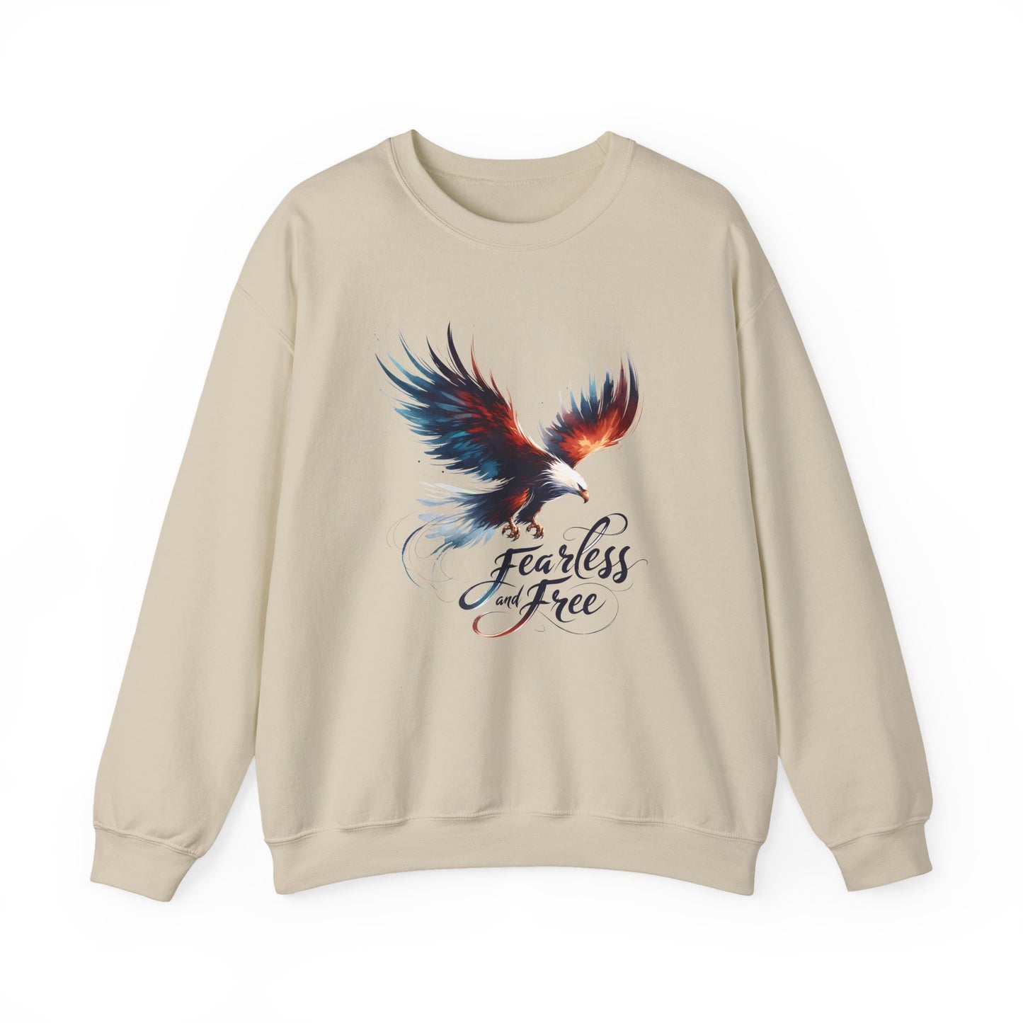 Fearless and Free Motivational Crewneck Sweatshirt