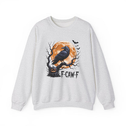 Black Crow F-Caw-F Halloween Crewneck Sweatshirt - Samberule
