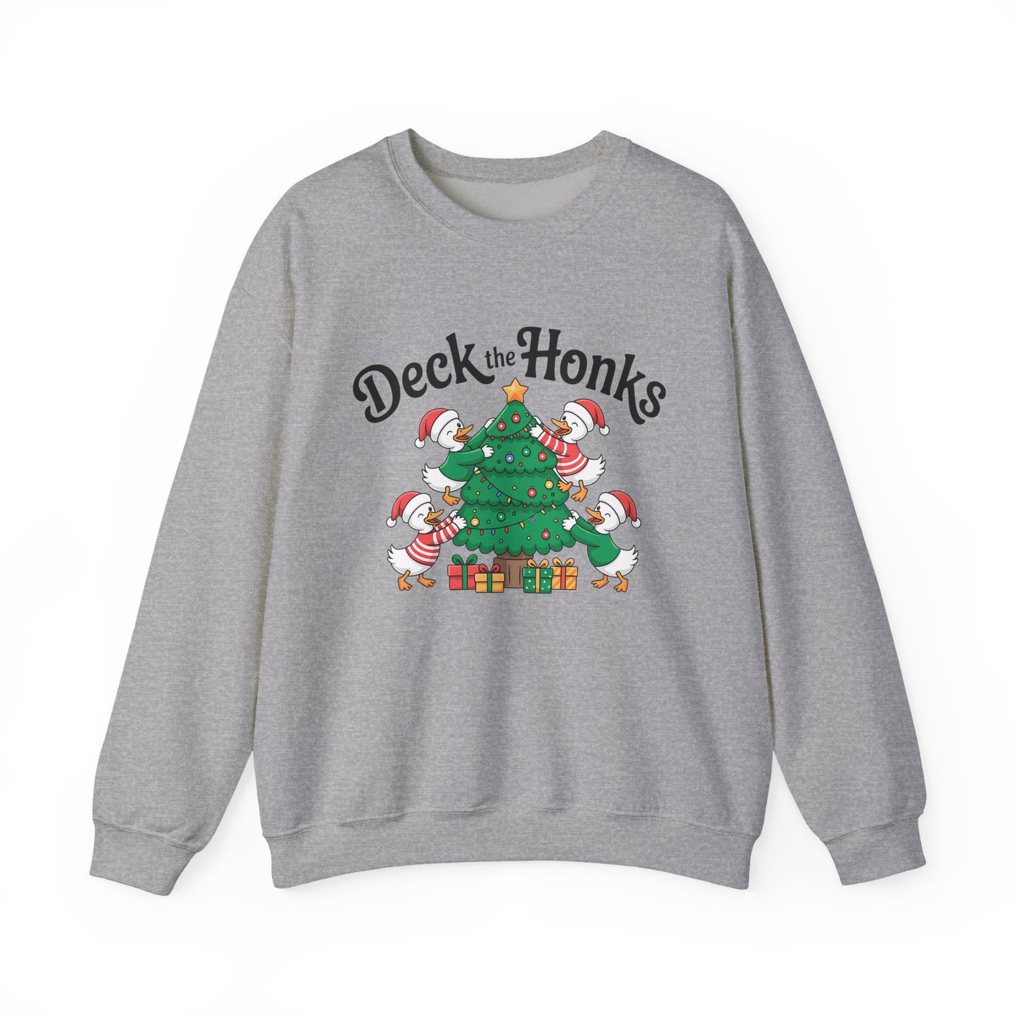 Deck the Honks Christmas Crewneck Sweatshirt