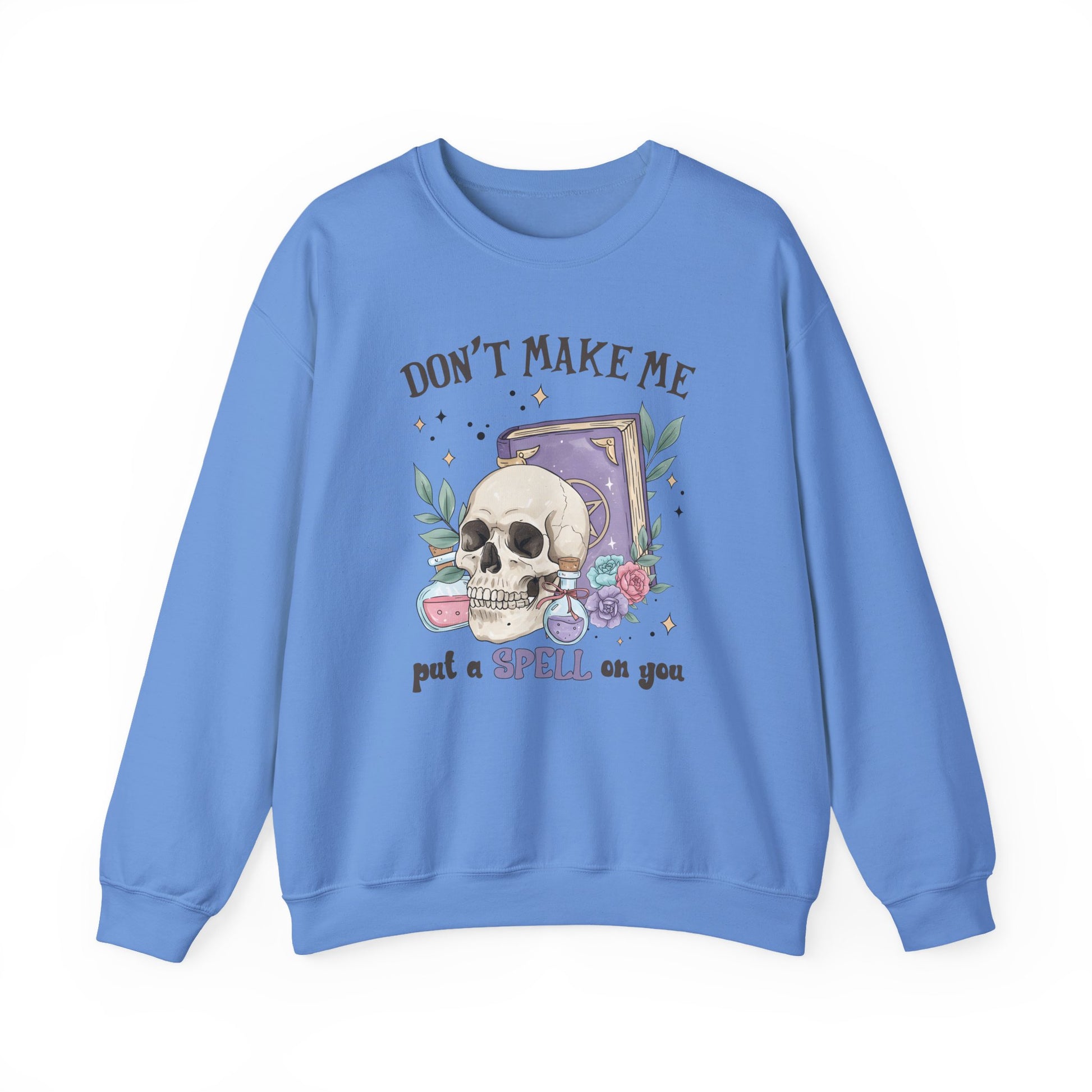 Dont make me put a spell on you Halloween Crewneck Sweatshirt - Samberule