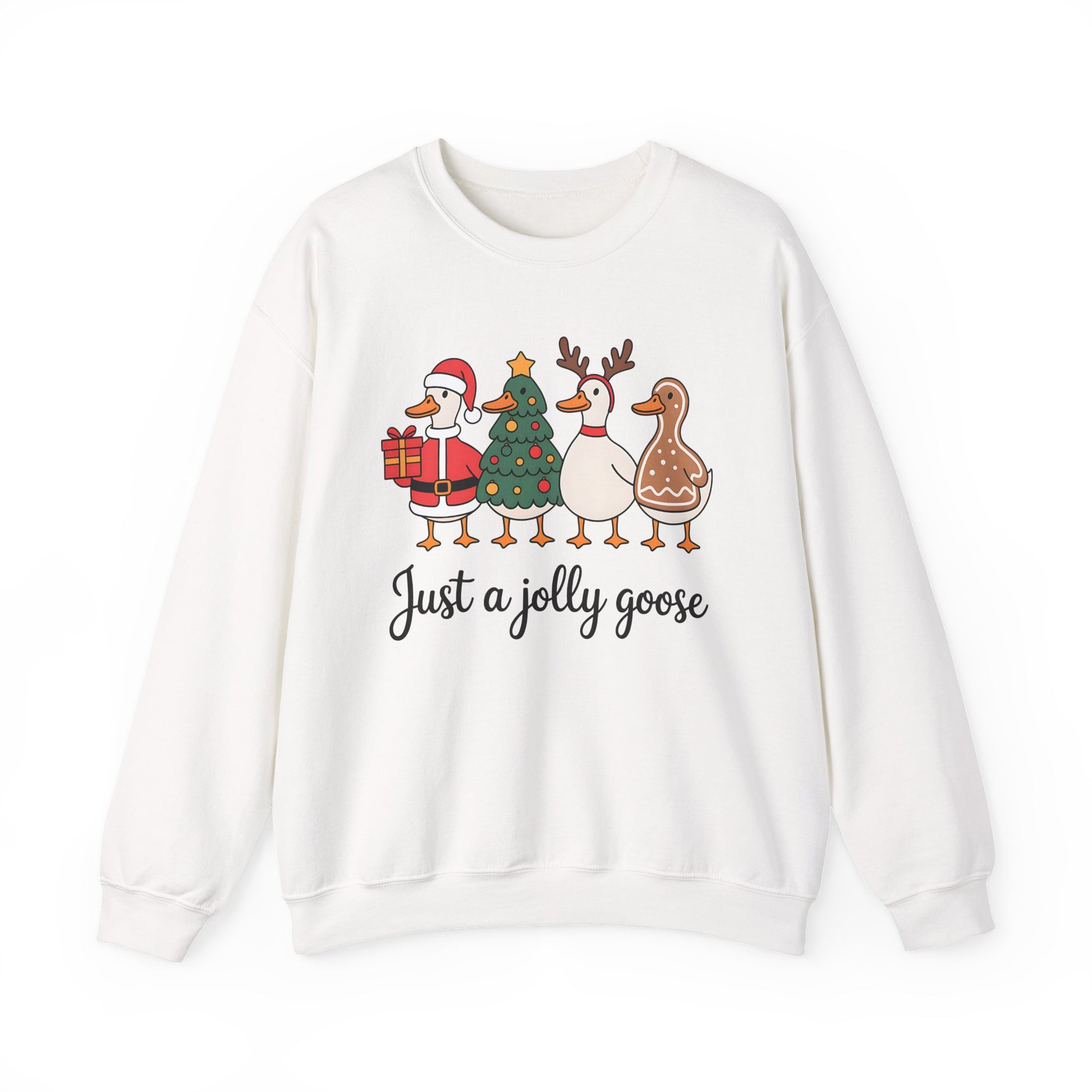 Just a Jolly Goose Christmas Crewneck Sweatshirt - Samberule
