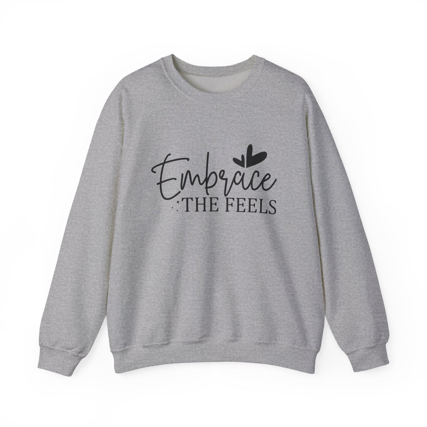 Embrace The Feels Mental Health Crewneck Sweatshirt