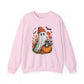 Cozy Ghost Halloween Crewneck Sweatshirt - Samberule