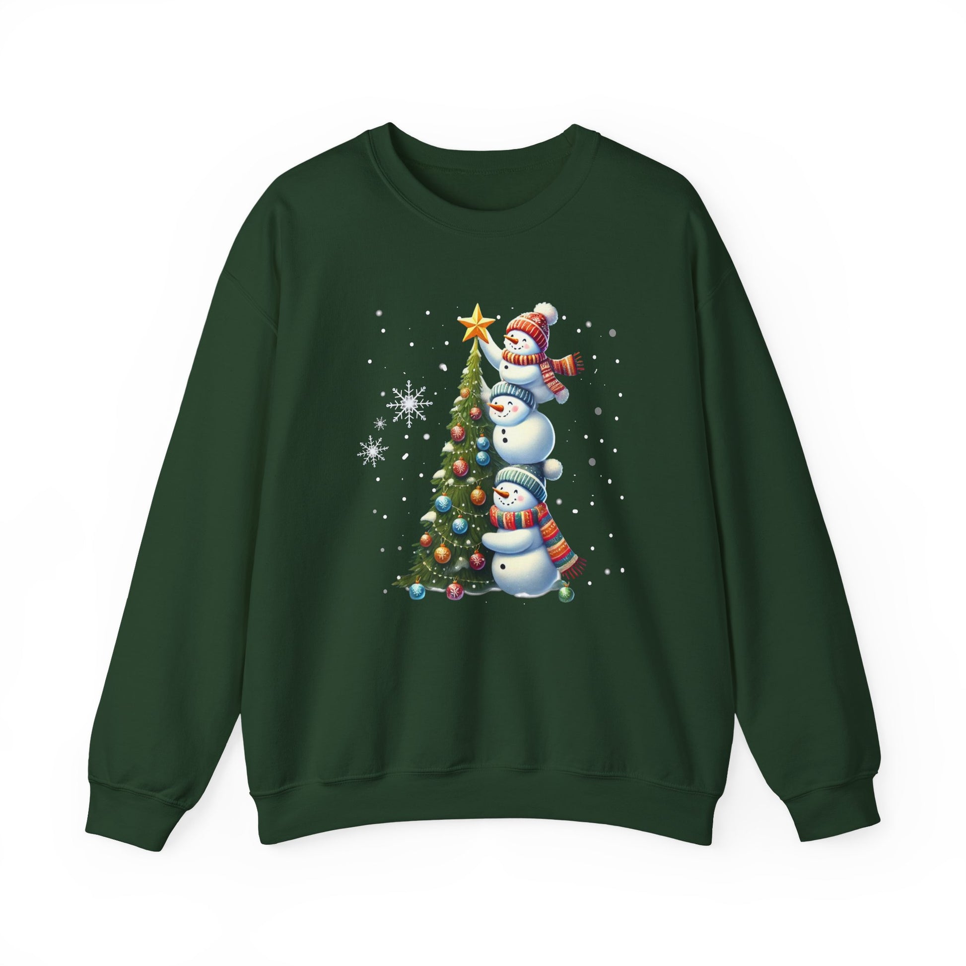 Festive Snowman Christmas Crewneck Sweatshirt - Samberule
