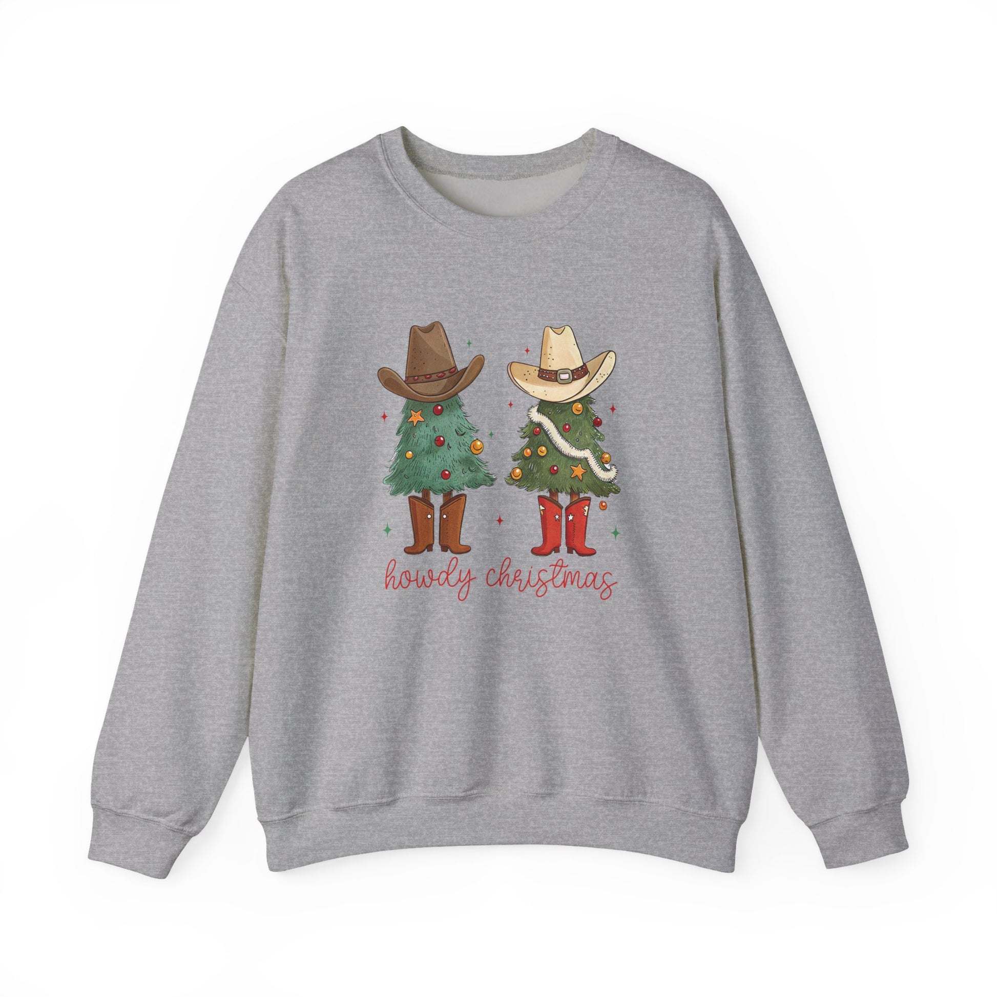Howdy Cowboy Christmas Crewneck Sweatshirt - Samberule
