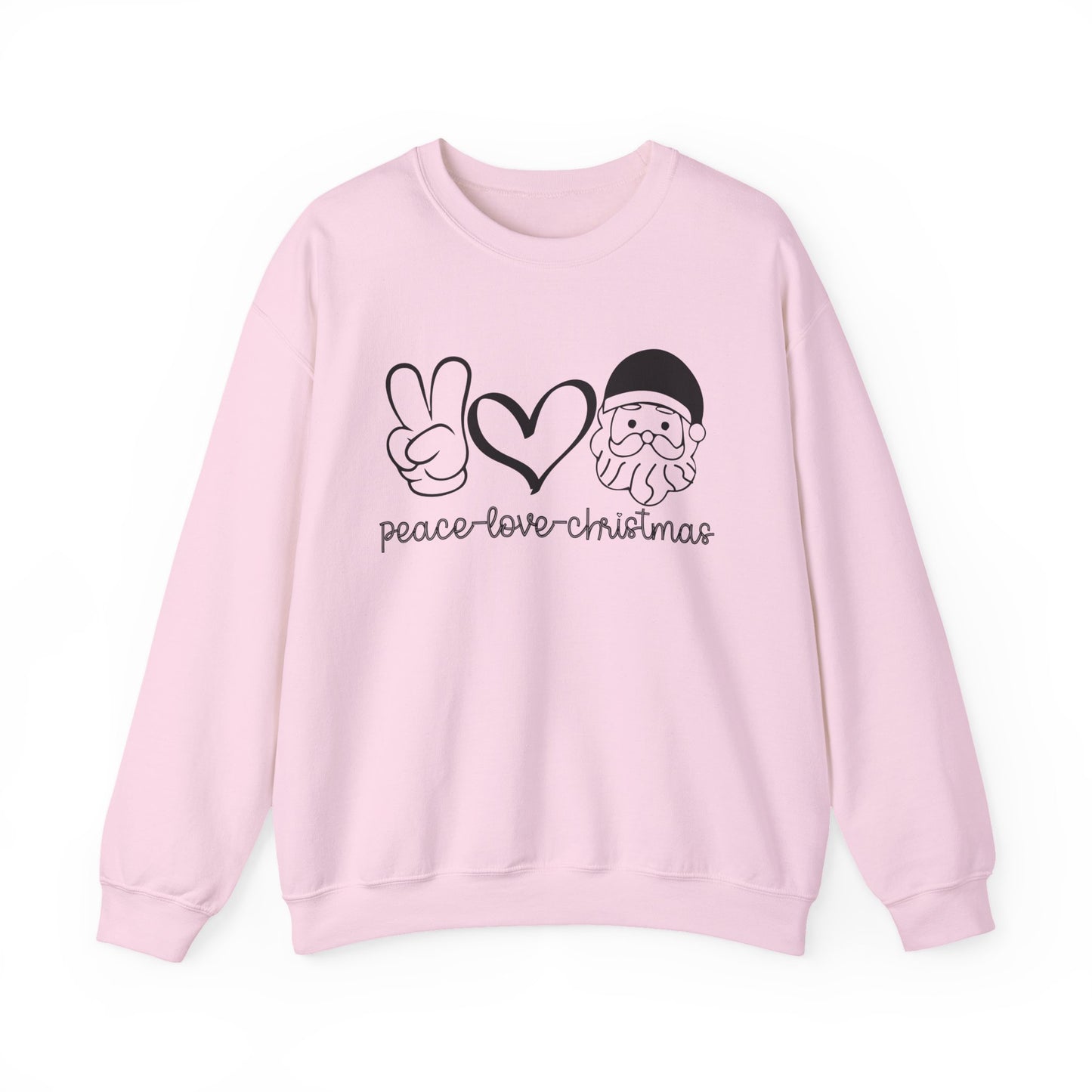 Peace Love Christmas Crewneck Sweatshirt