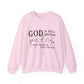 "God is Still Writing Your Story" Faith Crewneck Sweatshirt