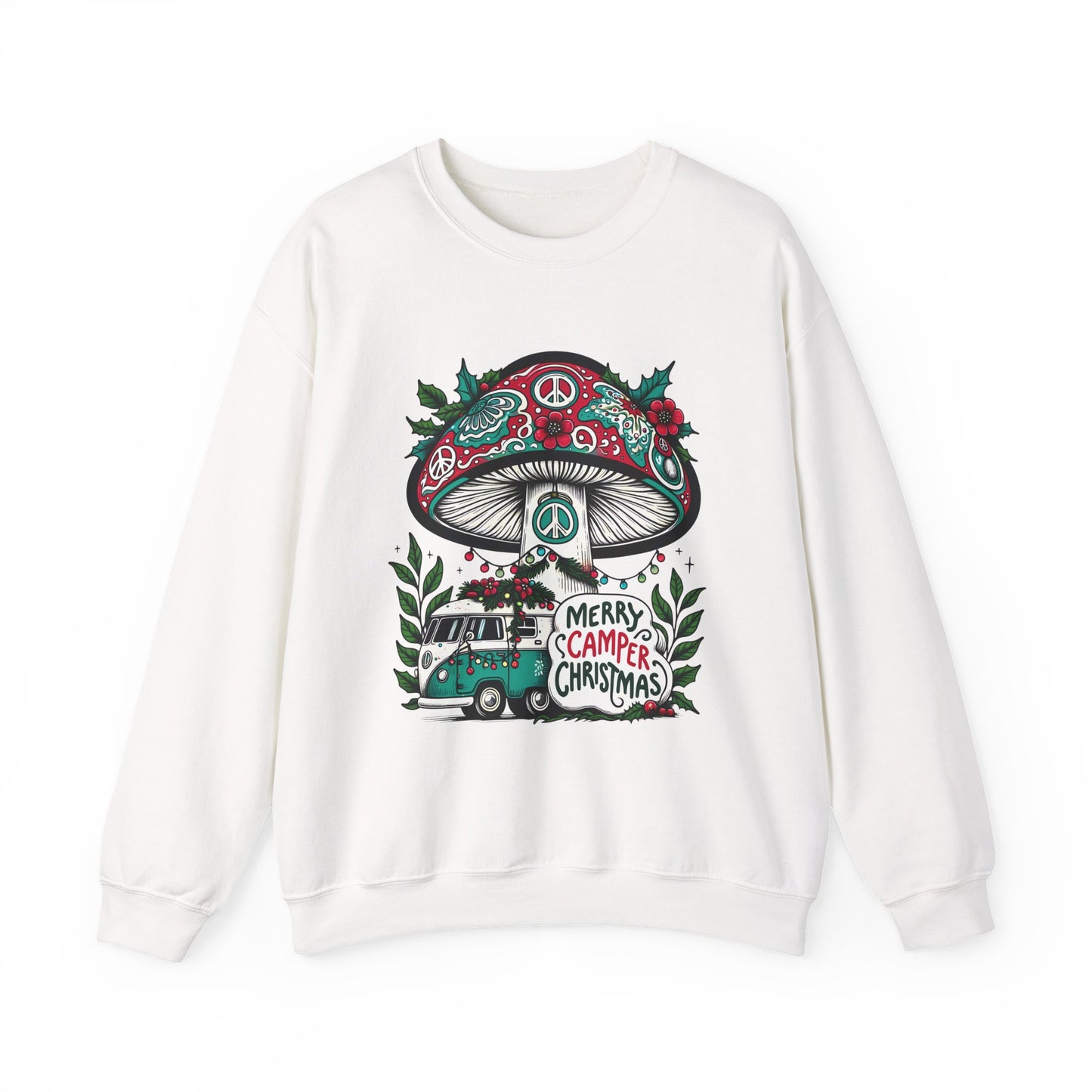 Merry Camper Christmas Crewneck Sweatshirt