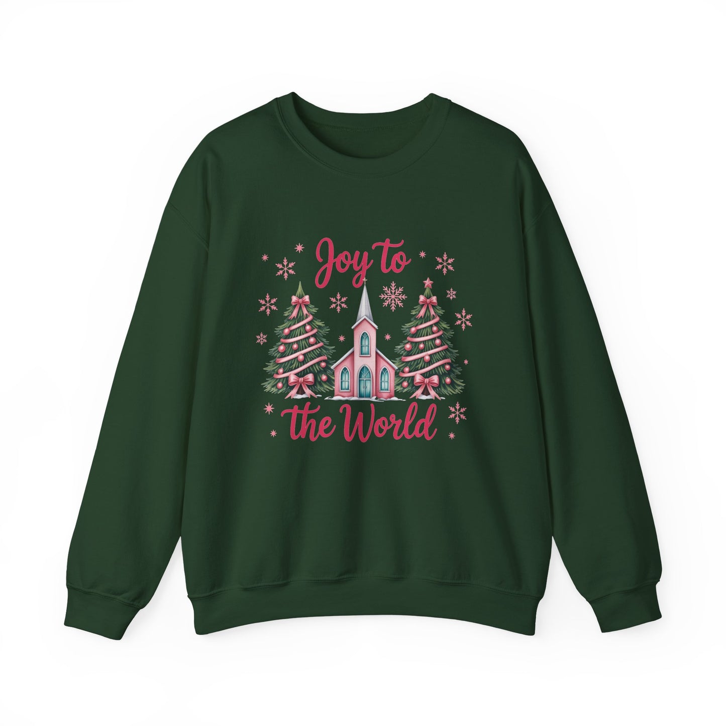 Joy to the World Christmas Crewneck Sweatshirt