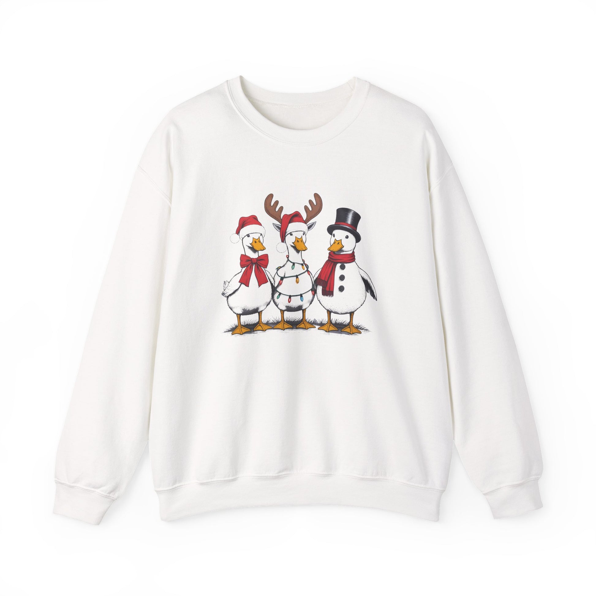Festive Winter Snowmen Merry Christmas Crewneck Sweatshirt - Samberule