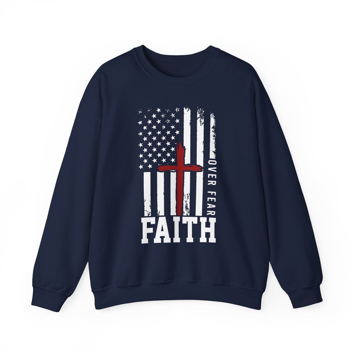Faith Over Fear Faith Crewneck Sweatshirt
