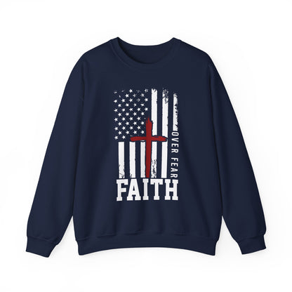 Faith Over Fear Faith Crewneck Sweatshirt