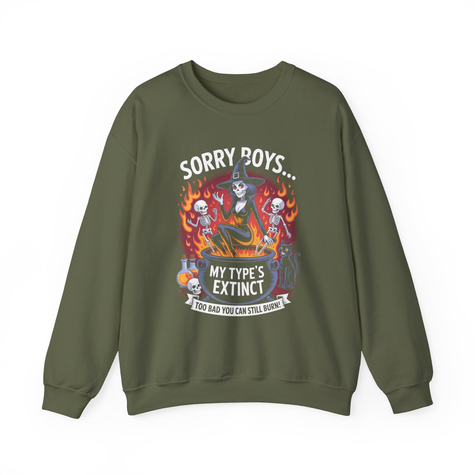 Sorry Boys Halloween Crewneck Sweatshirt - Samberule