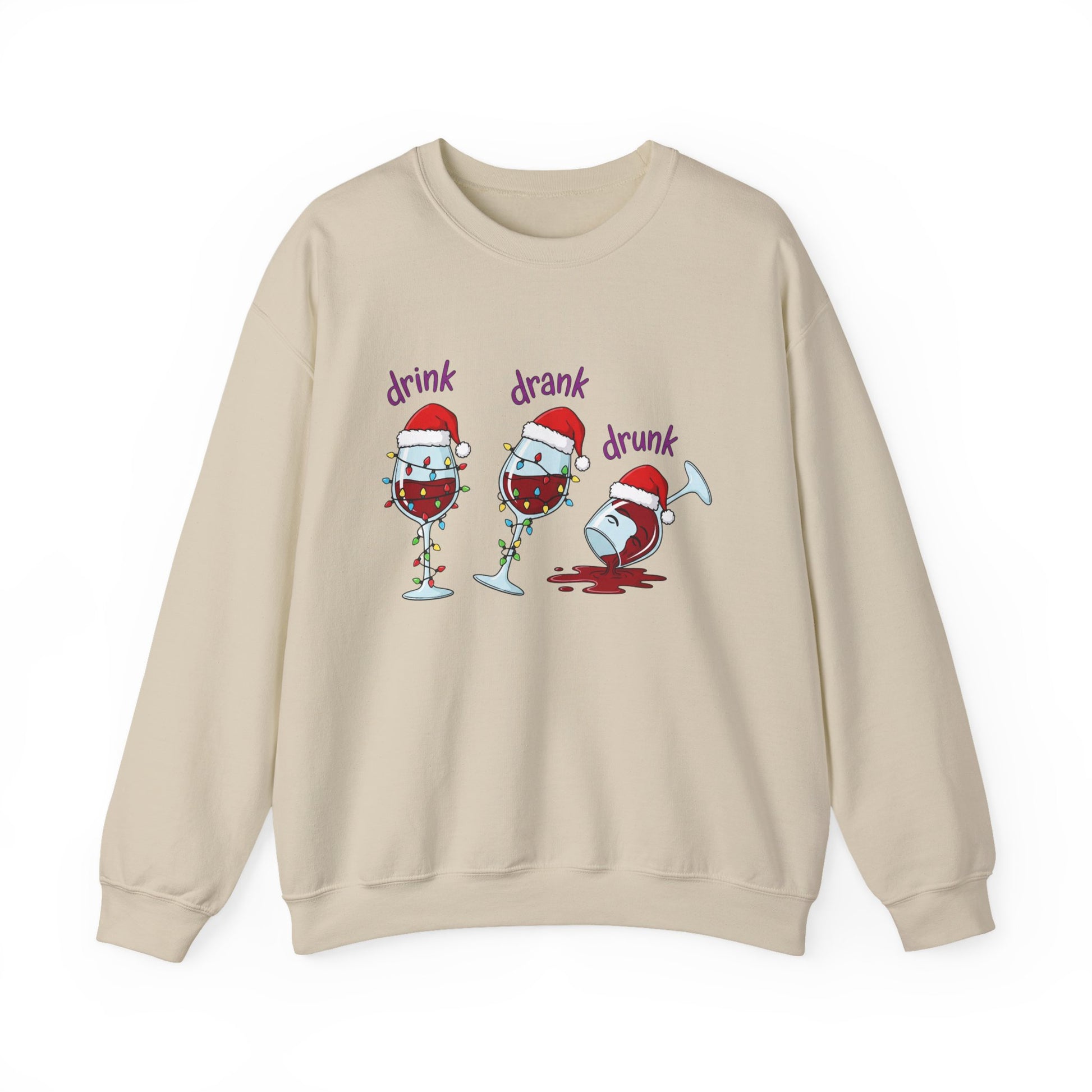 Drink Themed Christmas Crewneck Sweatshirt - Samberule