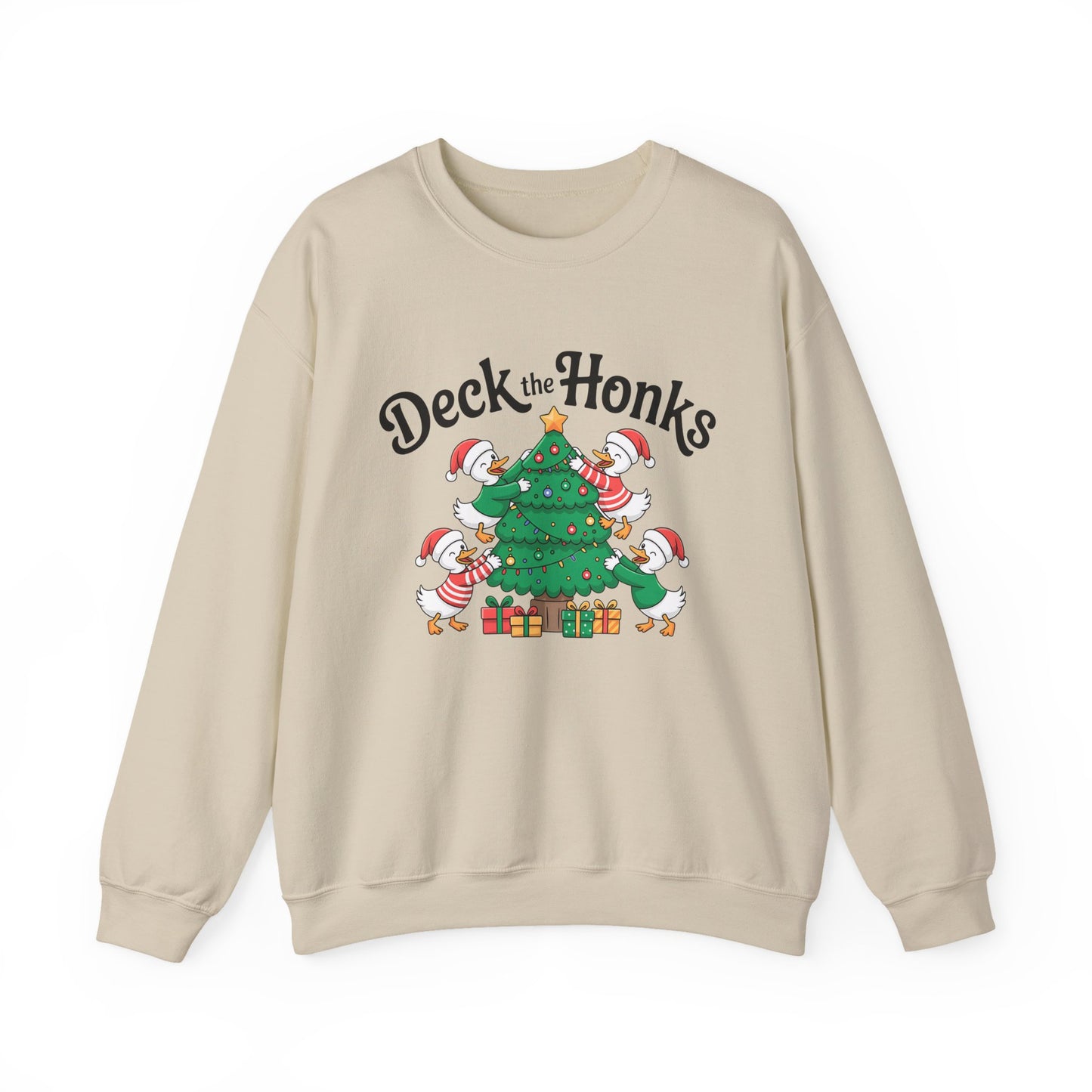 Deck the Honks Christmas Crewneck Sweatshirt