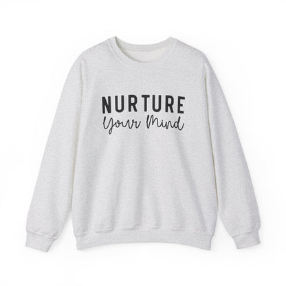 Nurture Your Mind Mental Health Crewneck Sweatshirt