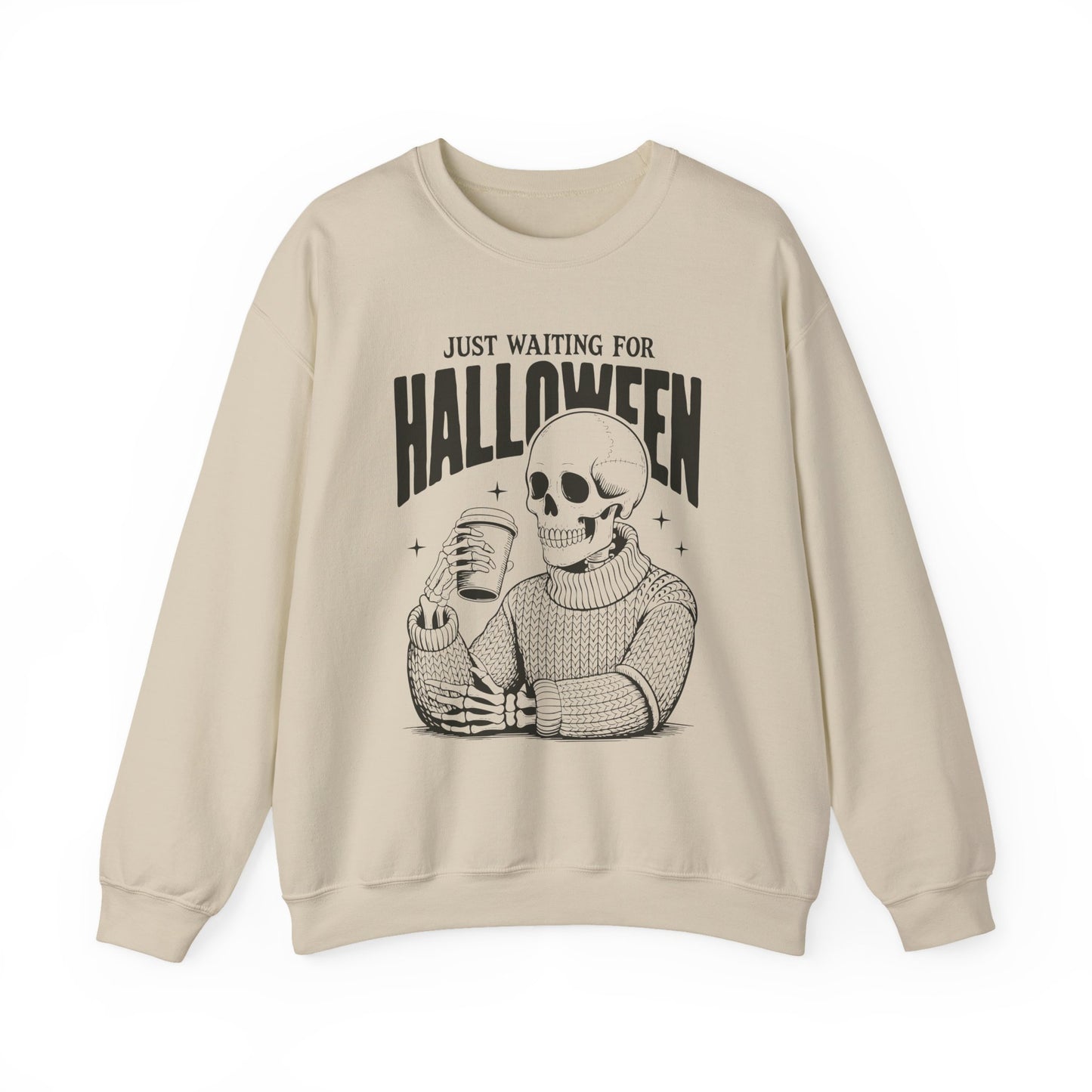Just Waiting for Halloween Crewneck Sweatshirt - Samberule