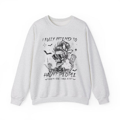 Sarcastic Funny Halloween Crewneck Sweatshirt - Samberule