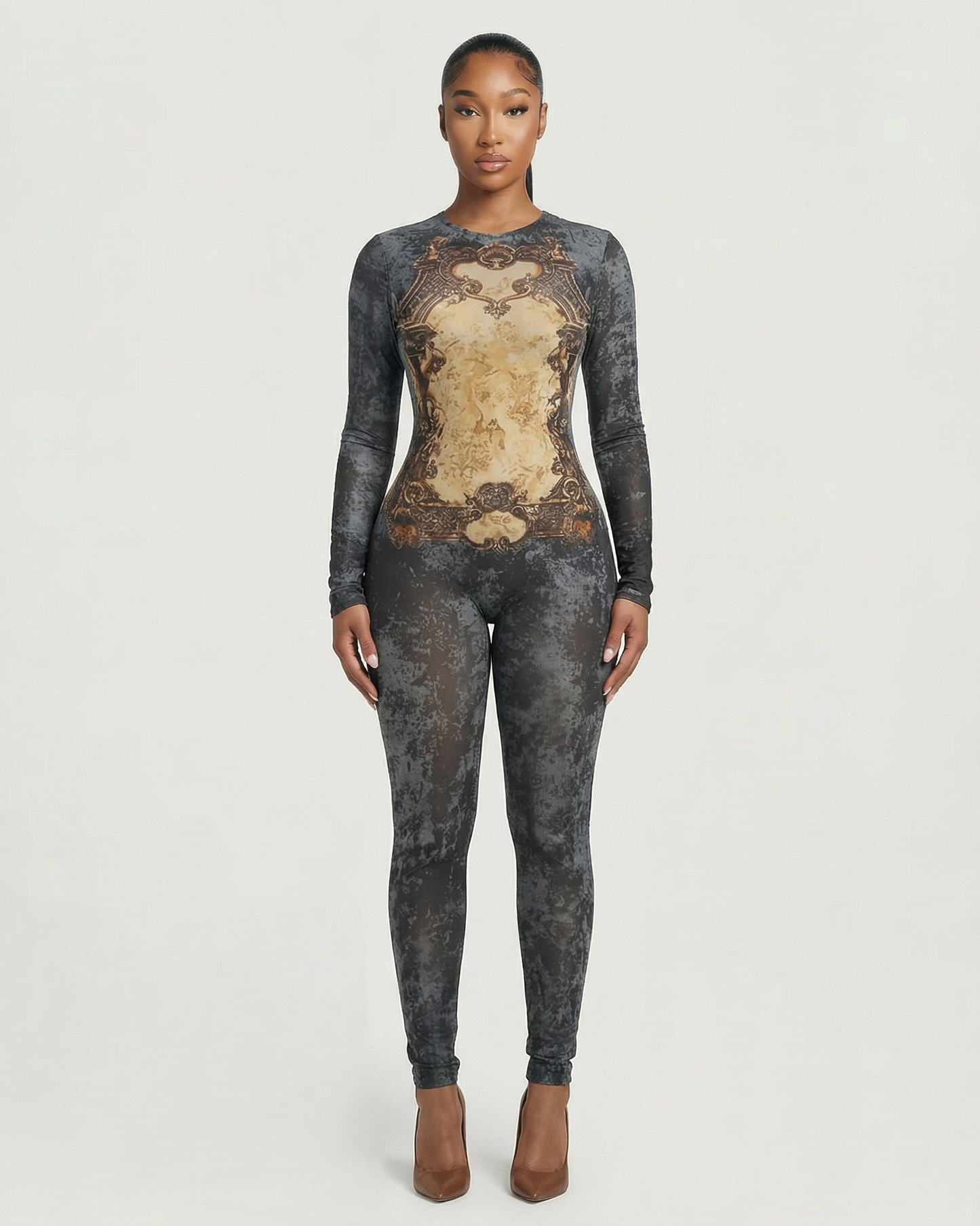 KALEYA Abstract Print Jumpsuit