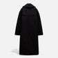 Women’s Long Winter Coat with Turn-Down Collar - Samberule