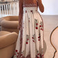 Maxi dress with flowers
