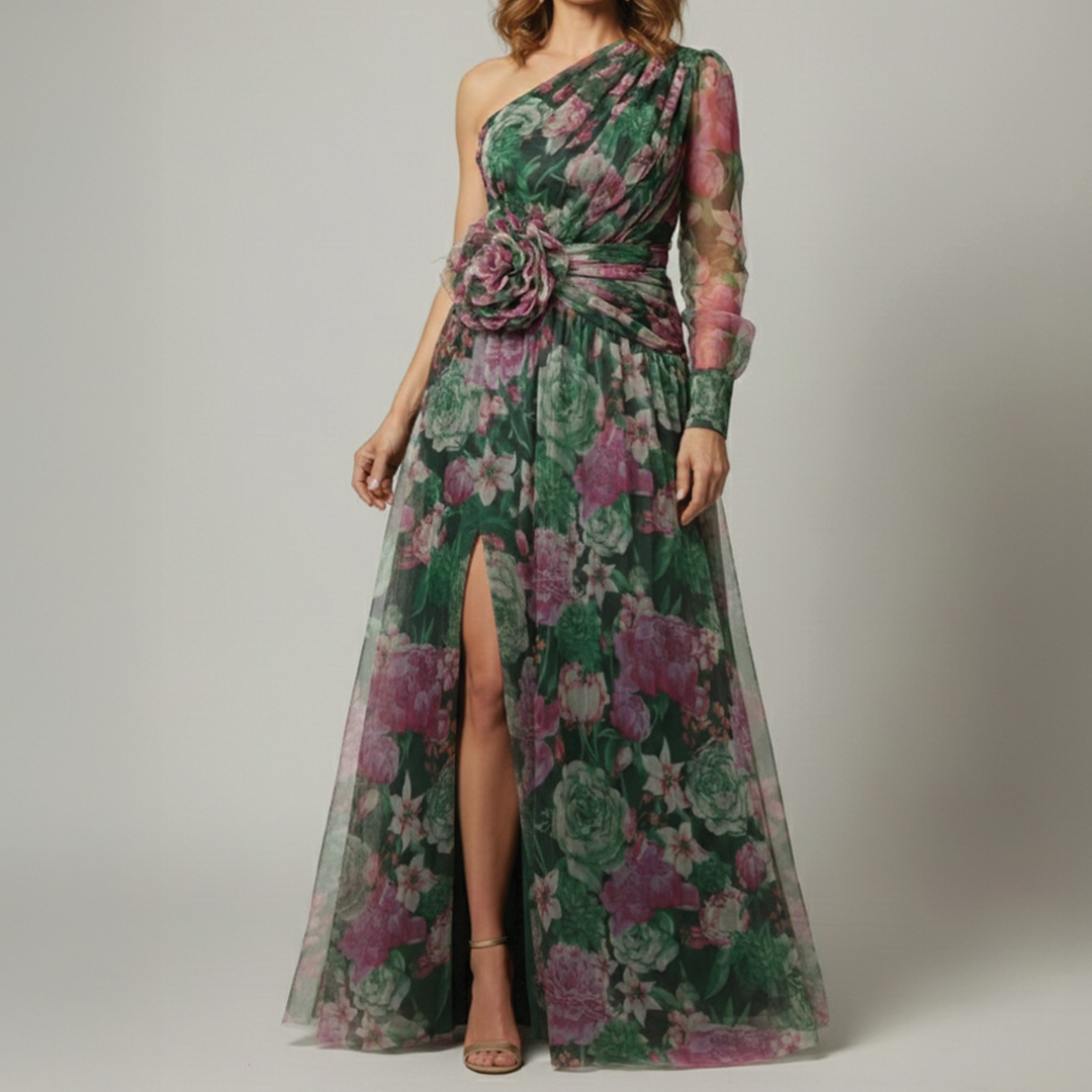 Evelyn - Floral Tulle Dress - Samberule