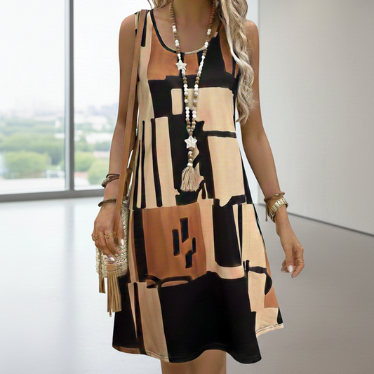 Aria - Sleeveless A-Line Dress - Samberule