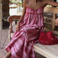 Crochet Patchwork Ethnic Style Knitted Slip Maxi Dress
